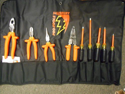 Salisbury #TK9  9 Piece Set Basic Electrician Insulated Tool Kit