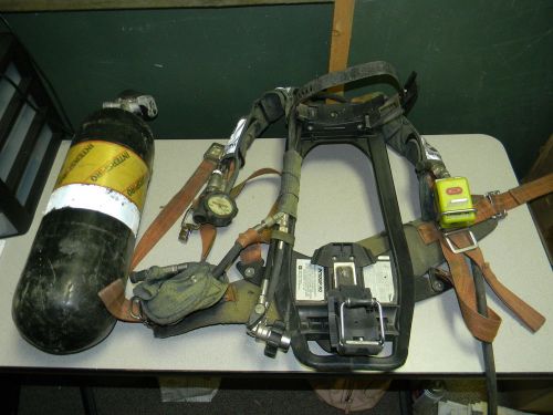 Interspiro SCBA 4500psi Tank  Pack &amp; Frame w/ Super Pass II &amp; Air Gauge