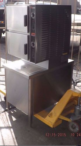 Groen double stacked steamer model # hy-6e- 3 phase for sale