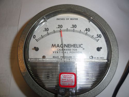 Dwyer 2000-0 Magnehelic Pressure Gauge