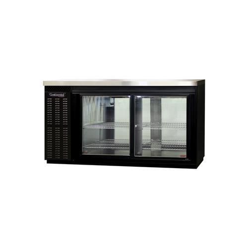 Continental refrigerator bbc69-sgd-pt back bar cabinet, refrigerated for sale