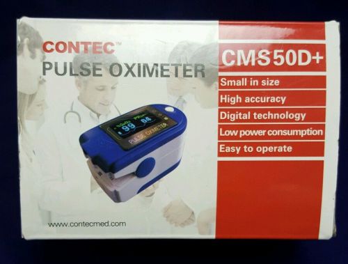 Fda ce contec cms50d+ fingertip blood oxygen pulse oximeter+usb+software *e1* for sale