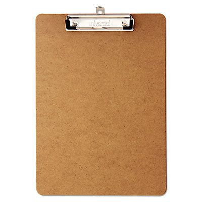 Clipboard, 1/2&#034; capacity, holds 8 1/2w x 12h, brown, 6/pack, sold as 1 package for sale