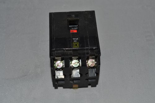 QO 315 Bolt on Circuit Breaker Square D 3 Pole 15A 240V