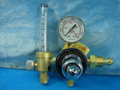 Western model rfs-3-p rfs series medium duty argon flowmeter regulator cga-580 for sale