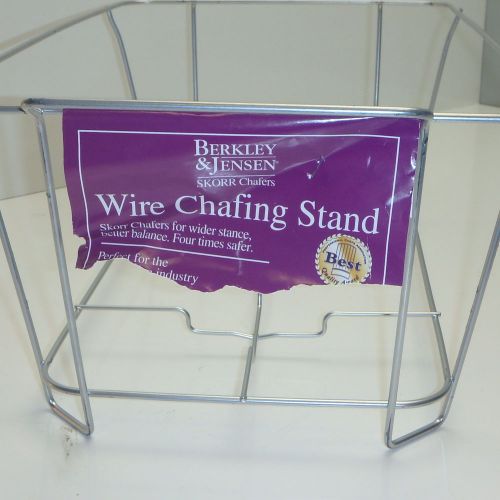 BERKLEY &amp; JENSEN  Buffet Chafer Food Warmer Wire Frame Stand Rack 12&#034; X 20&#034; Chaf