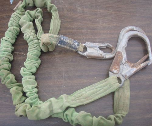 Miller Manyard II Stretchable Shock-Absorbing 2 leg Lanyard 231M/6FTGN  USED