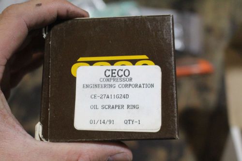 LOT 3 NEW CECO   COMPRESSOR OIL SCRAPER RING CE-27A11G24D