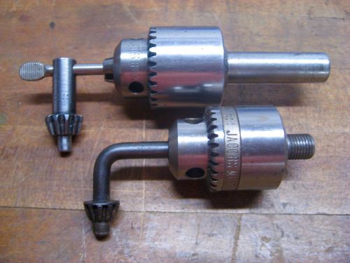 VINTAGE JACOBS DRILL CHUCK Mo. 7B 3/8&#034; - 24 AND MULTI-CRAFT JACOB CHUCK 0 - 1/4&#034;