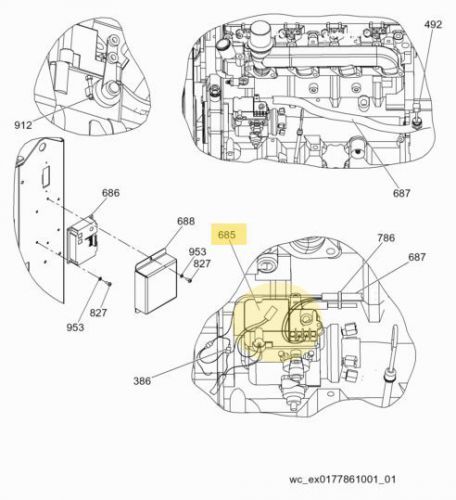 Actuator part 0116876 wacker neuson suitable g25, g50 generators for sale