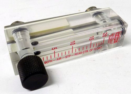 King scfh-air-stp-read ctr. of float rotameter flow meter indicator assembly for sale