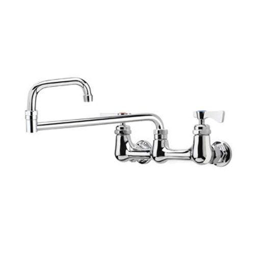 Krowne 14-818L - Royal 8&#034; Center Wall Mount Faucet, 18&#034; Jointed Spout, Low Lead