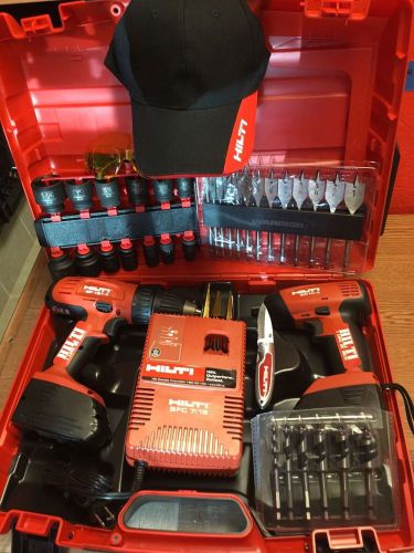 Hilti sf 121 &amp; siw 121-a drill set, excellent condition, free extras, fast ship for sale