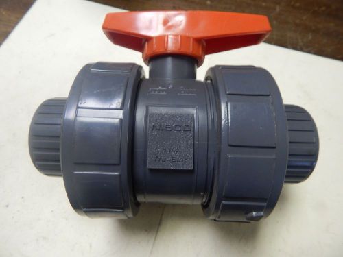 NBICO/CHEMTROL  1-1/4&#034;  Tru-Bloc PVC Ball Valve Unit # 2