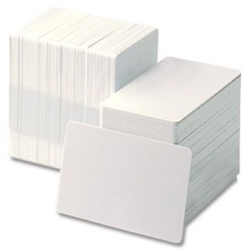 Newbold CR80 30 Mil Blank White PVC Cards, 16-Inch x 2-Inch, 500 Pack