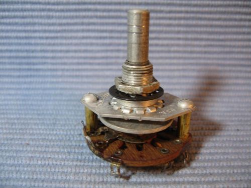 VINTAGE CRLROTARY SWITCH, #023 014, 3P4T, 1 DECK, U.S.-MADE, SELLER REFURBISHED