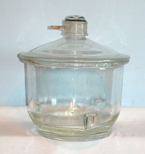 Wheaton dry seal vacuum desiccator laboratory medical glass 13 1/2&#039;&#039; for sale