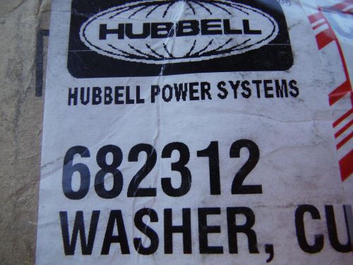 HUBBELL (682312) Square Curved Washer for 5/8&#034; bolt (6pcs)