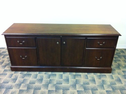 Vintage Jofco Wood Office Credenza