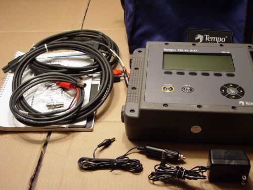 Tempo Tektronix Telscout TS100 TDR OPTION 1 PAIR AND COAX SETUPS