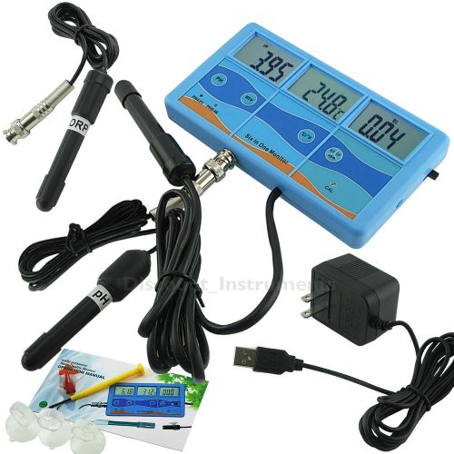 7-in-1 Digital Water Quality Monitor Pool pH °C °F ORP EC CF TDS Meter Generic