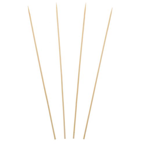 Royal 12&#034; round bamboo skewers for meat &amp; vegetables, case of 9600, r824 for sale