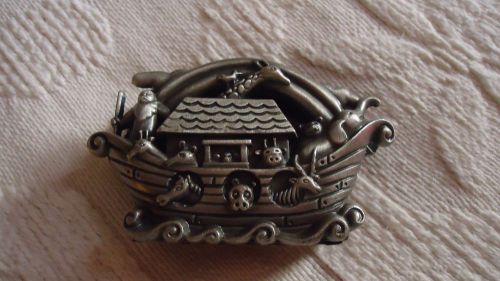 Pewter Noah&#039;s Ark Business Card Holder animals nice recipe holder too