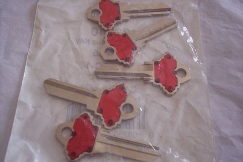 Red color plus key ez# sc-1 schlage-c cole# sc1 lot # h01322106 item # 86240 5ea for sale