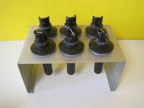 Beckman centrifuge rotor 115.6 tube set of 6 331186 was used w/ sw 27 sw27 rare for sale