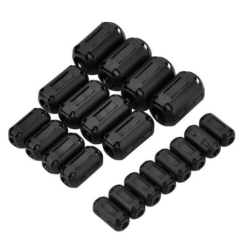 20x Clip-on Ferrite Core Ring Chock RFI EMI Noise Suppressor Cable Filter Case