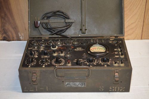 Vintage hickok model  i-177 vacuum tube tester us military test equipment for sale