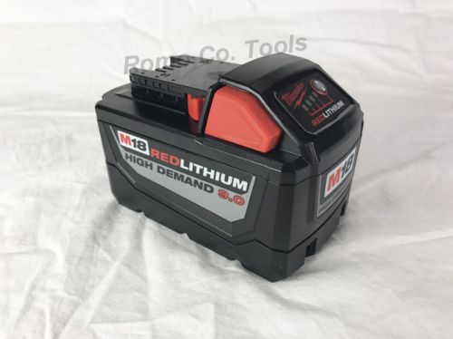 Milwaukee m18 red lithium 9.0 ah battery 48-11-1890 (new from larger kit) new for sale