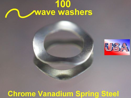 Wave washer 16 mm x 10 mm. 0.36 mm thick  chrome vanadium  100 x spring steel for sale