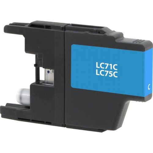 V7 TONER V7LC75C BROTHER LC75C CYAN INK CART