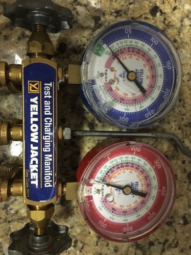 Yellow jacket manifold gauges for sale