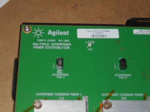 Agilent E8079A Rev.003,  Multiple Interposer Power Distribution Module &#034;Used&#034;