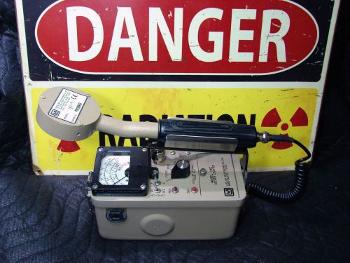 Ludlum 14C &amp; 44-9 probe Survey Meter Radiation Detector Geiger Counter A,B,G,X