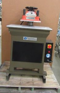 Used freeman schwabe fs8 8 ton hydraulic clicker press 220v 1ph 2&#034; stroke for sale