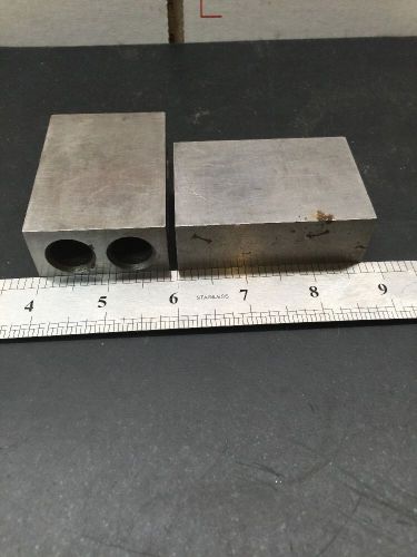 MATCH PAIR PRECISION GROUND MACHINIST 1-2-3 BLOCKS SET UP FIXTURES Lot204