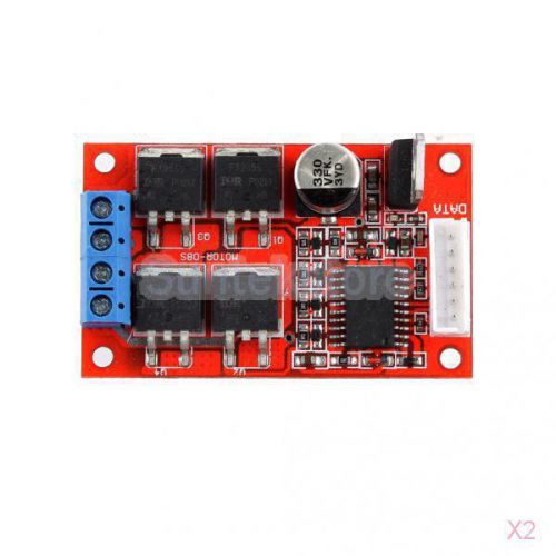 2pcs H-bridge Brushed DC 11-36V Motor Driver Board 450W High Power