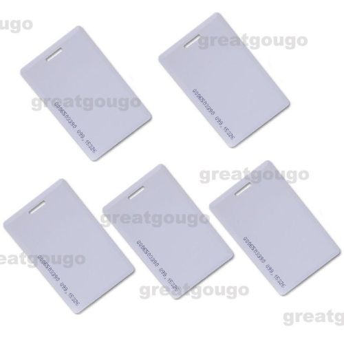 Proximity Identification 125Khz RFID ID/EM Card 1.9mm Thickness 5PCS