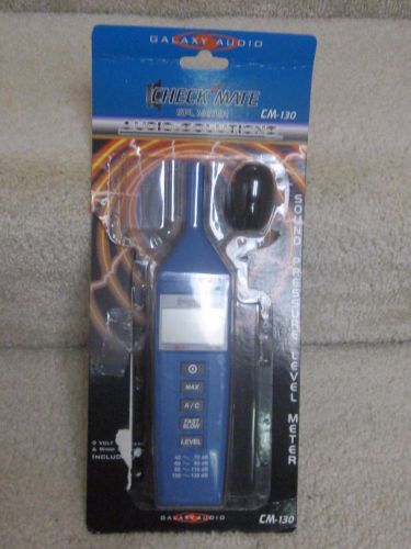 Sound  Pressure Level  Meter -Galaxy Audio Check Mate 130