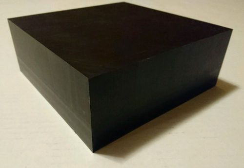 3&#034; Black Delrin (Acetal) block