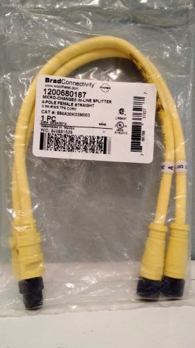 Molex BradConnectivity 1200680187 Micro Inline Splitter, New, Factory Sealed