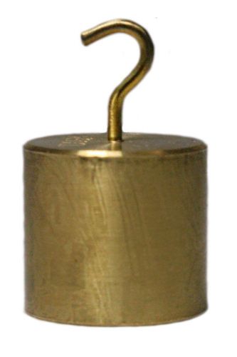 100 Gram Single Hooked Brass Mass - Calibration Weight