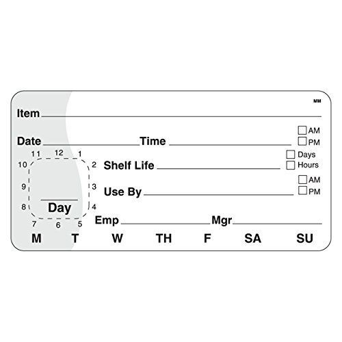 DayMark Safety Systems DayMark IT110044 MoveMark Shelf Life/Use By Removable