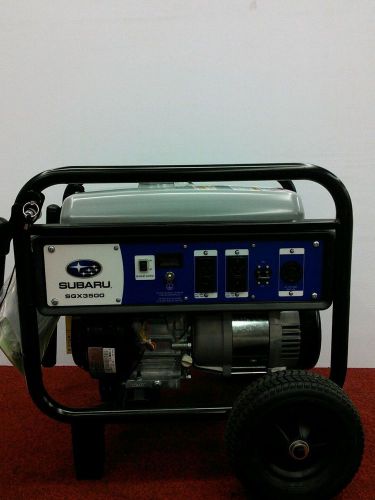 Subaru sgx3500 3200 w portable gas generator a powerhouse great for home for sale