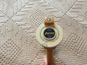 Vintage Astro Label Maker Printer Hand Held Yellow Gold Works