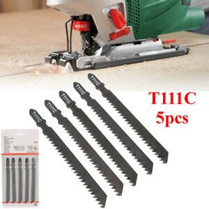 5Pcs/pack T111C HCS T shank Jigsaw Blades Wood Plastic Metal Fast Cutting Tools