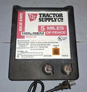 Used Vintage Hol-Dem Tractor Supply Fence Charger  Fencer